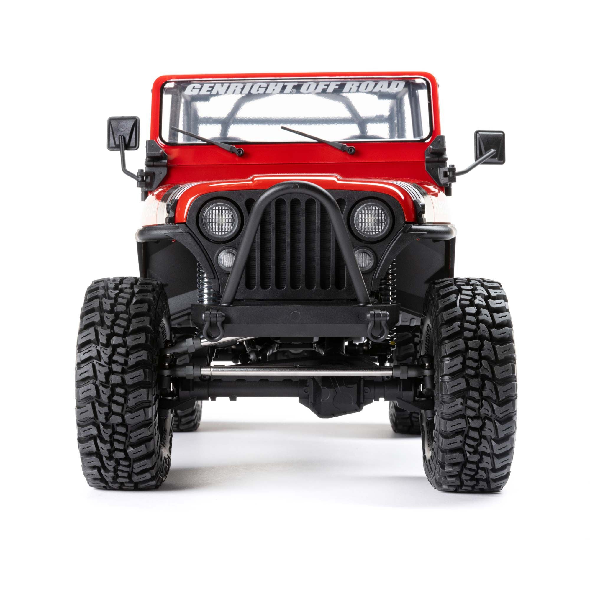 Crawler Axial 1/10 SCX10 III Jeep CJ-7 4WD charbon RTR - rouge AXI03008T1 - Breizh Modélisme.