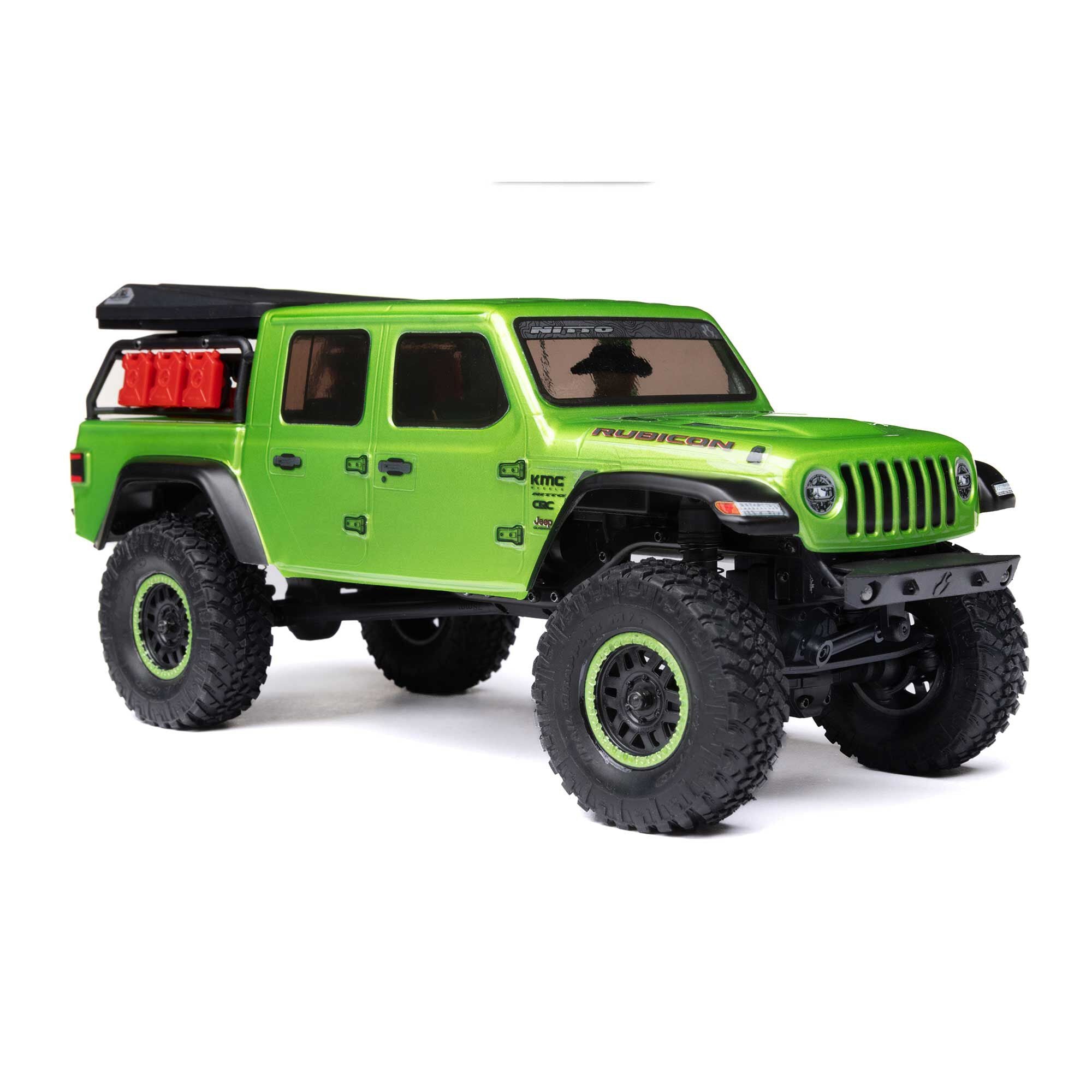 Mini crawler Axial SCX24 Jeep JT Gladiator 1/24 4WD RTR vert - AXI00005V2T3 - Breizh Modélisme.