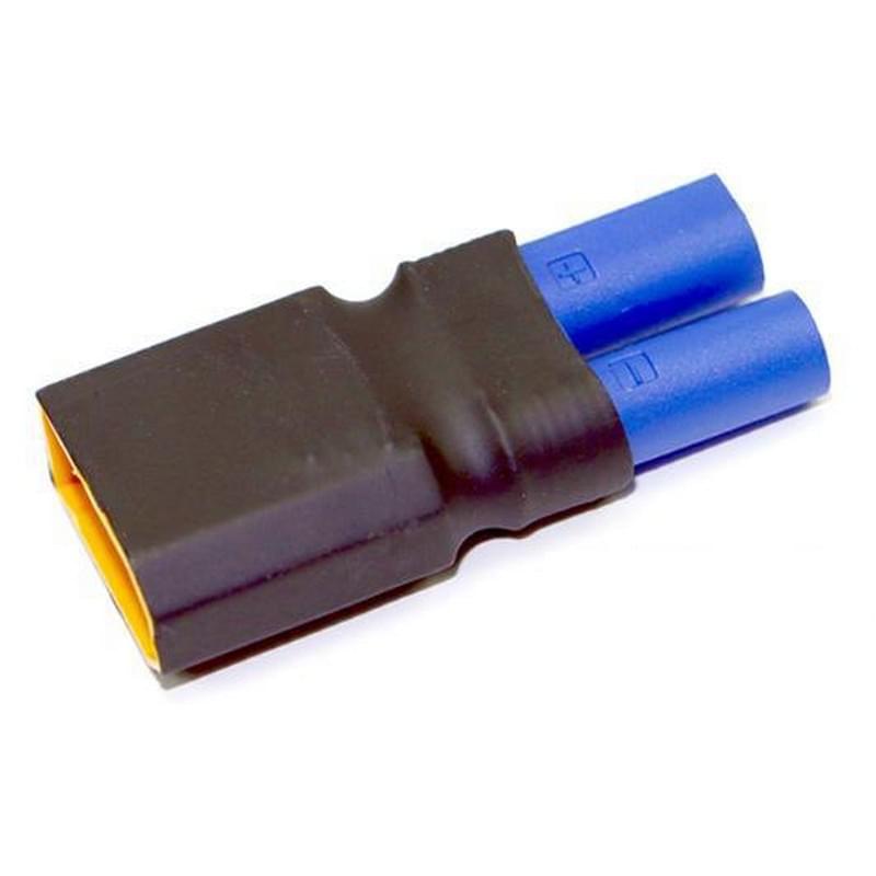 Adaptateur EC5 Femelle vers XT90 Mâle - HRC9132T - Breizh Modélisme.