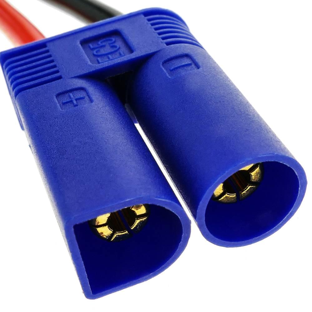 Adaptateur Prise Dean T-plug Femelle à Prise accu EC5 Mâle - Breizh Modélisme.