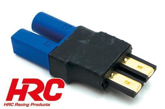 Adaptateur version compacte TRX mâle à EC5 femelle - Breizh Modélisme.