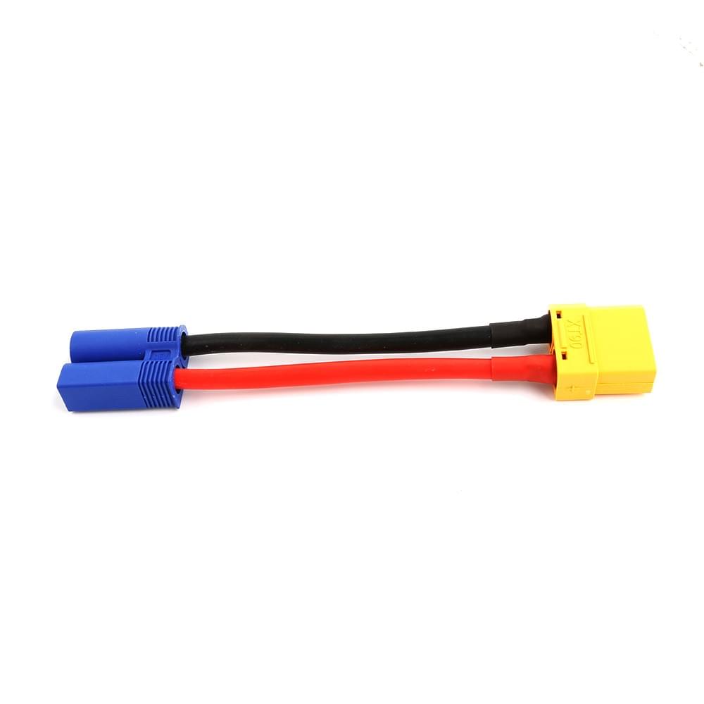 Adaptateur XT90 femelle vers EC5 Male 9132U - Breizh Modélisme.