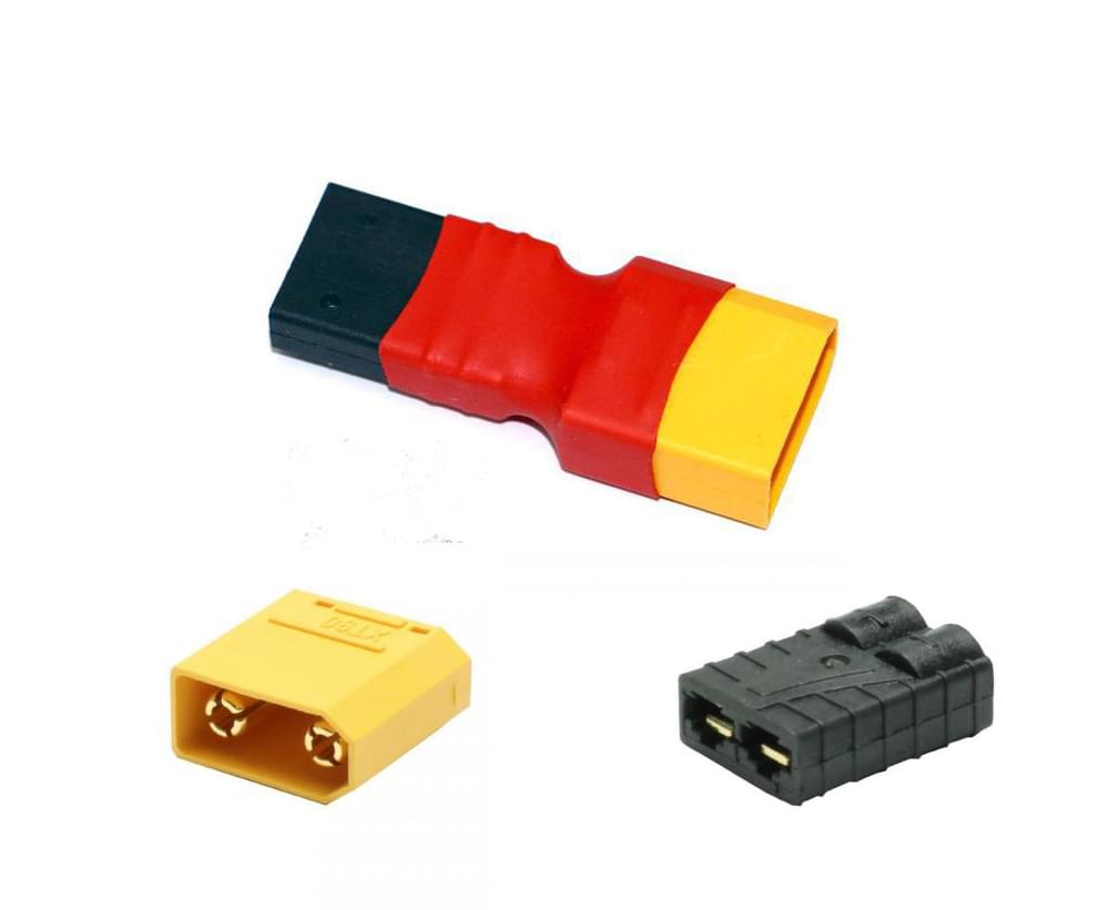 Adaptateur XT90 mâle vers Traxxas femelle 9132N - Breizh Modélisme.