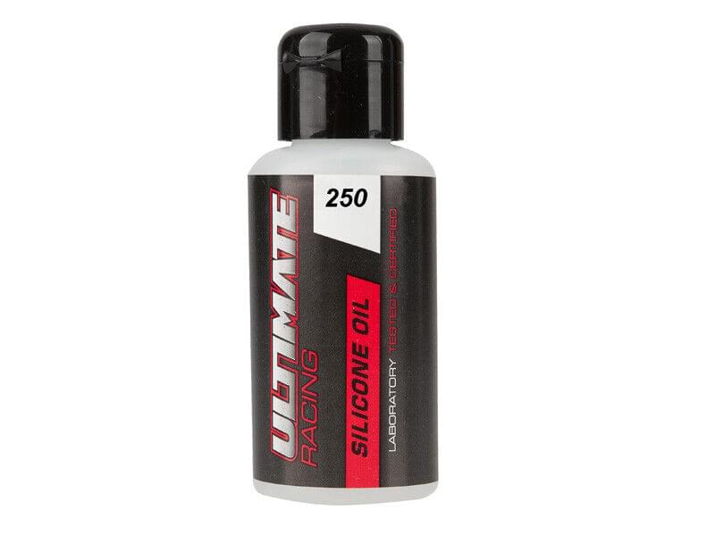 Huile Amortisseurs 250 cst - 75ml - Ultimate racing - UR0725 - Breizh Modélisme.