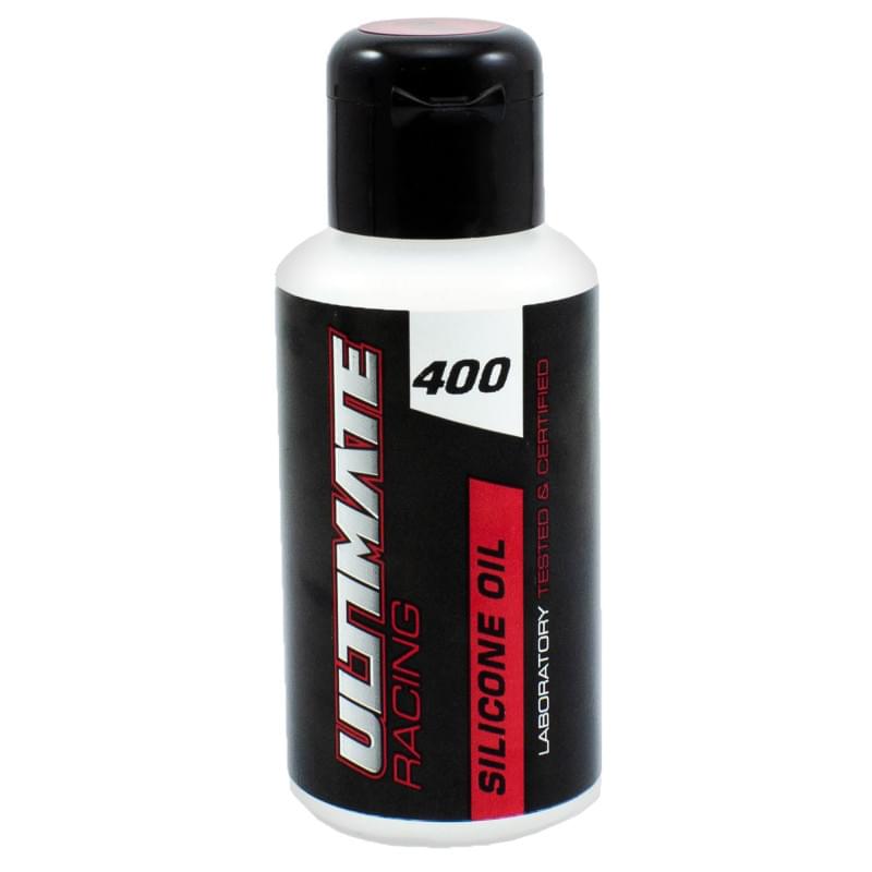 Huile Amortisseurs 400 cst - 75ml - Ultimate racing - UR0740 - Breizh Modélisme.