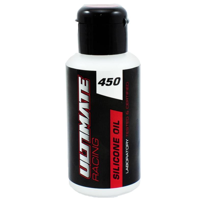 Huile Amortisseurs 450 cst - 75ml - Ultimate racing - UR0745 - Breizh Modélisme.
