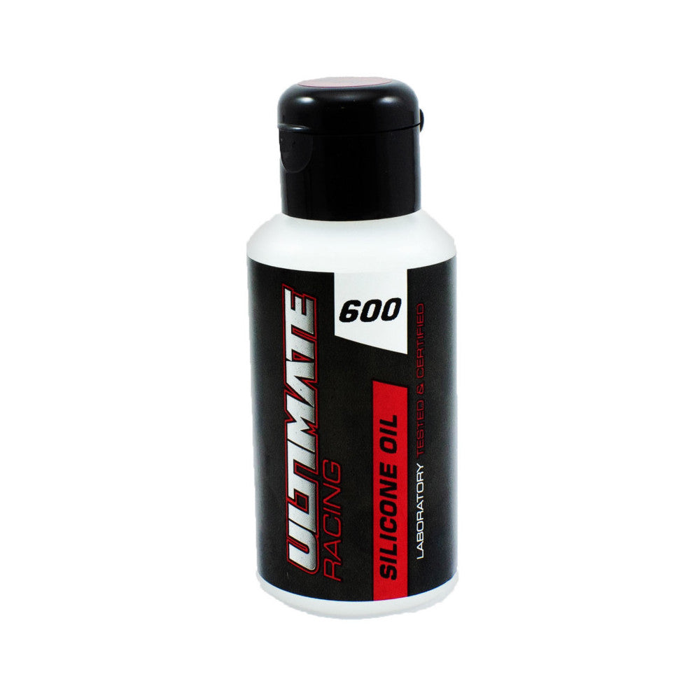 Huile Amortisseurs 600 cst - 75ml - Ultimate racing - UR0760 - Breizh Modélisme.