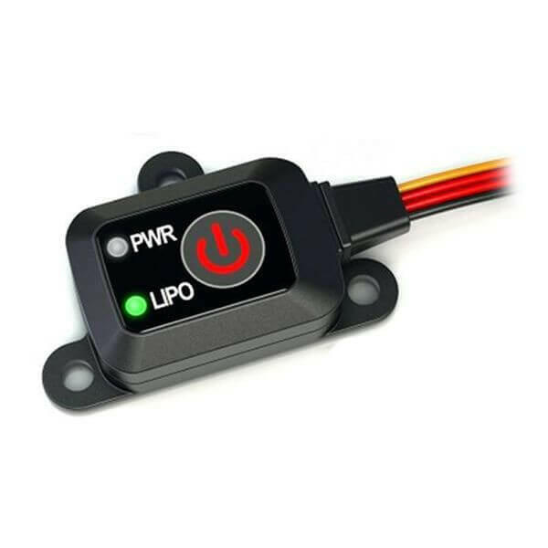 Interrupteur electronique avec protection Lipo HRC9256 - Breizh Modélisme.