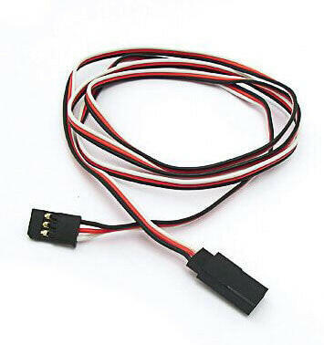 Prolongateur de servo - Mâle/Femelle - (FUT) - 40cm Long - 22AWG - HRC9233 - Breizh Modélisme.