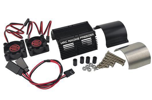 Radiateur moteur pour moteur 40-42mm avec ventilateurs 1/8 - (L 57mm) - Breizh Modélisme.