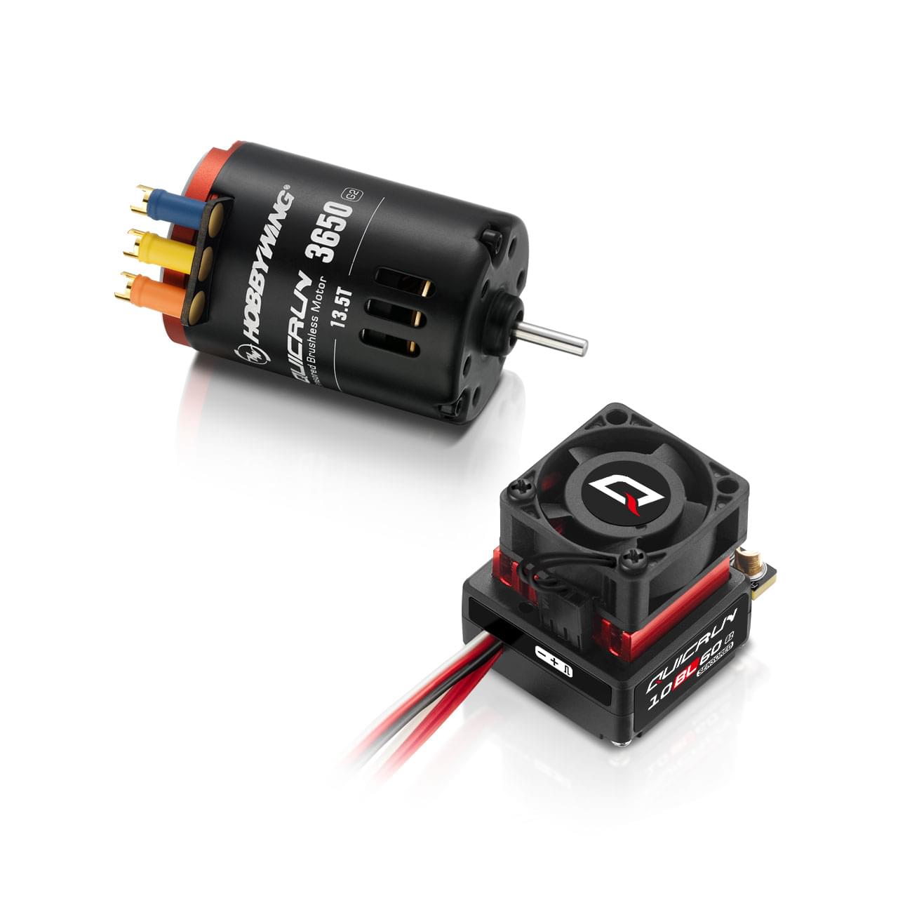 Combo brushless 1/10 Hobbywing 10BL60 3650 13.5T G2 Sensored 30803201