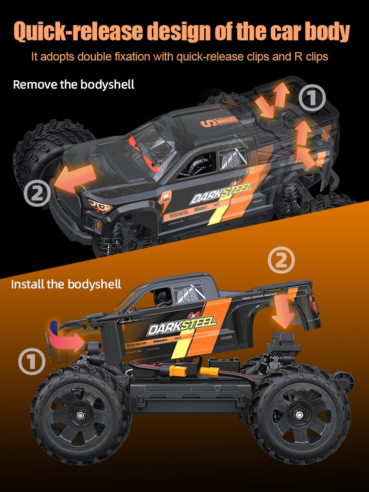 Udi RC Snowclaw Monster Truck 1/16 Brushless RTR Pro Plus 1610S - Breizh Modélisme.