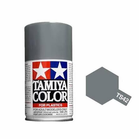Peinture Maquette TS42 Gris Clair Metal brillant - Tamiya 85042
