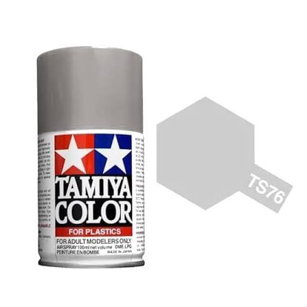 Peinture Maquette TS76 Argent Clair Métal brillant - Tamiya 85076