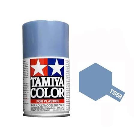 Peinture Maquette TS58 Bleu Clair nacre - Tamiya 85058