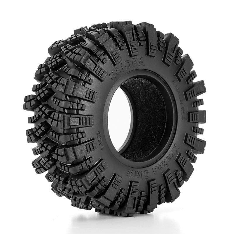 4 Pneus INJORA S3 Kraken Claw 1,9 4,19" OD M/T (4) (106*38mm) - YQT-1913" - Breizh Modélisme.