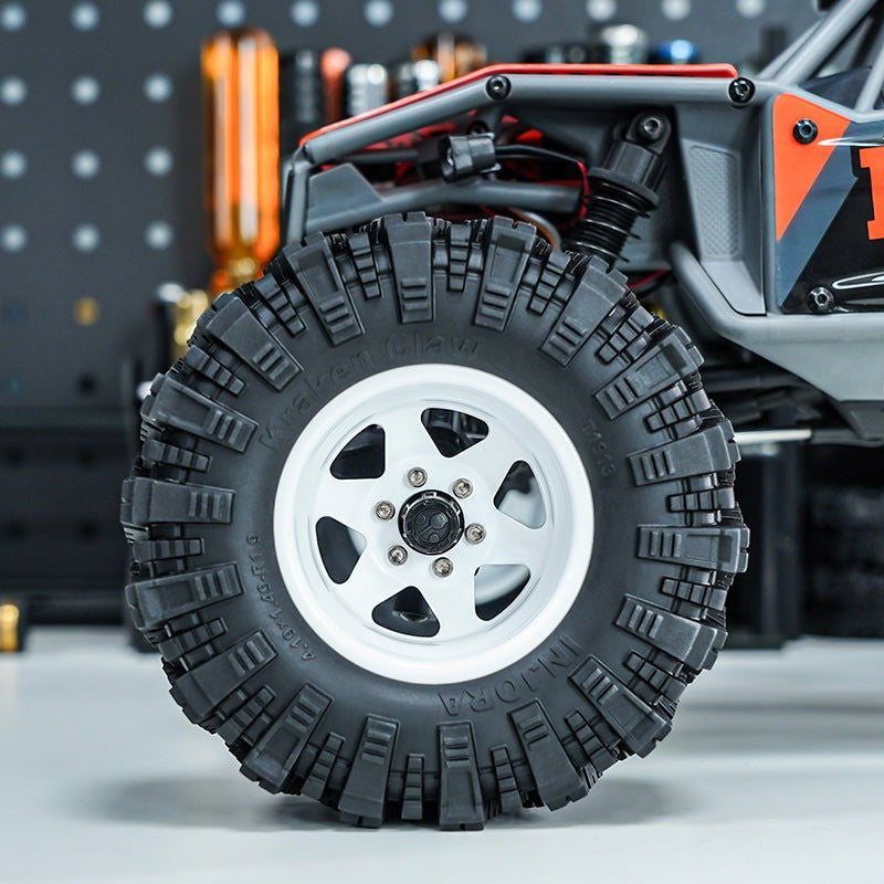 4 Pneus INJORA S3 Kraken Claw 1,9 4,19" OD M/T (4) (106*38mm) - YQT-1913" - Breizh Modélisme.