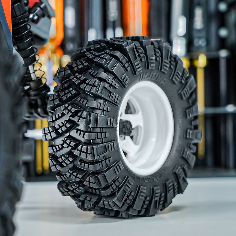 4 Pneus INJORA S3 Kraken Claw 1,9 4,19" OD M/T (4) (106*38mm) - YQT-1913" - Breizh Modélisme.