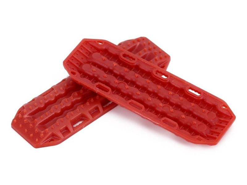 Injora 2 plaques sable rouge pour mini crawlers 1/24 1/18 RC - Breizh Modélisme.