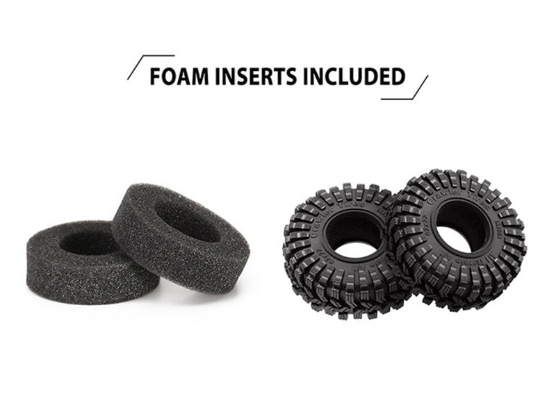 Injora 4 pneus 1.0 King Trekka Super Soft All Terrain Crawlers 1/18 1/24 - Breizh Modélisme.