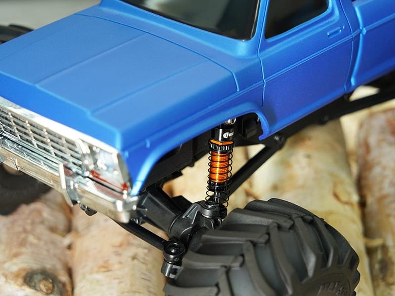 Injora 45mm Amortisseurs orange avec huiles pour FMS FCX24 FCX18 - Breizh Modélisme.