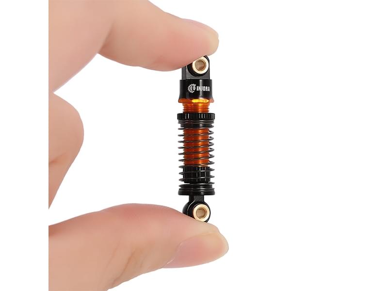 Injora 45mm Amortisseurs orange avec huiles pour FMS FCX24 FCX18 - Breizh Modélisme.