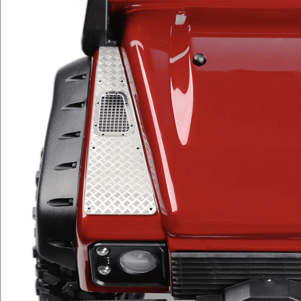 INJORA Grille d'admission à plaque antidérapante en métal pour Traxxas TRX-4 Defender - Breizh Modélisme.