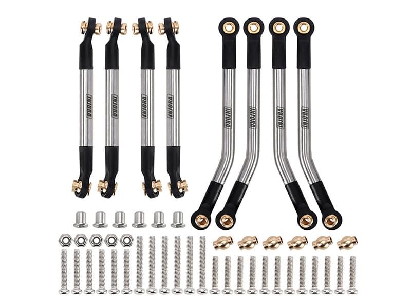 Injora Kit de biellettes alu pour FMS 1/18 FCX18 - Breizh Modélisme.