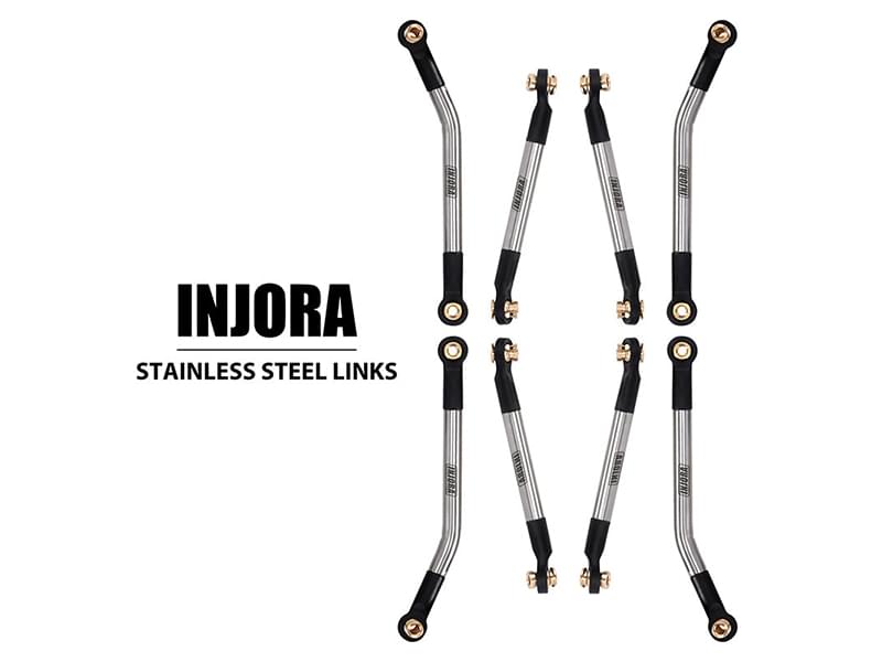 Injora Kit de biellettes alu pour FMS 1/18 FCX18 - Breizh Modélisme.