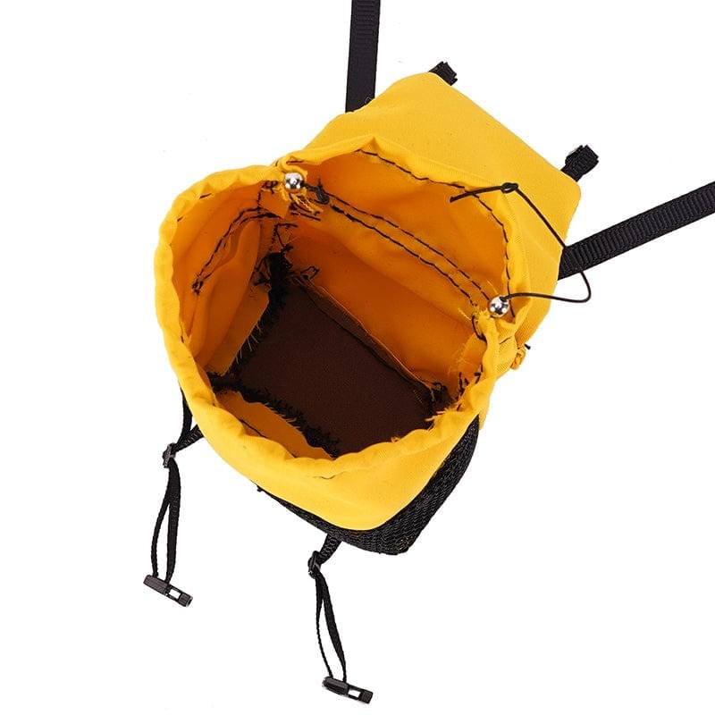 INJORA Mini sac à dos de décoration jaune pour crawler RC 1/10 - INA-114YE - Breizh Modélisme.