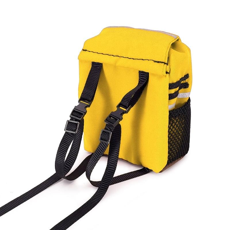 INJORA Mini sac à dos de décoration jaune pour crawler RC 1/10 - INA-114YE - Breizh Modélisme.
