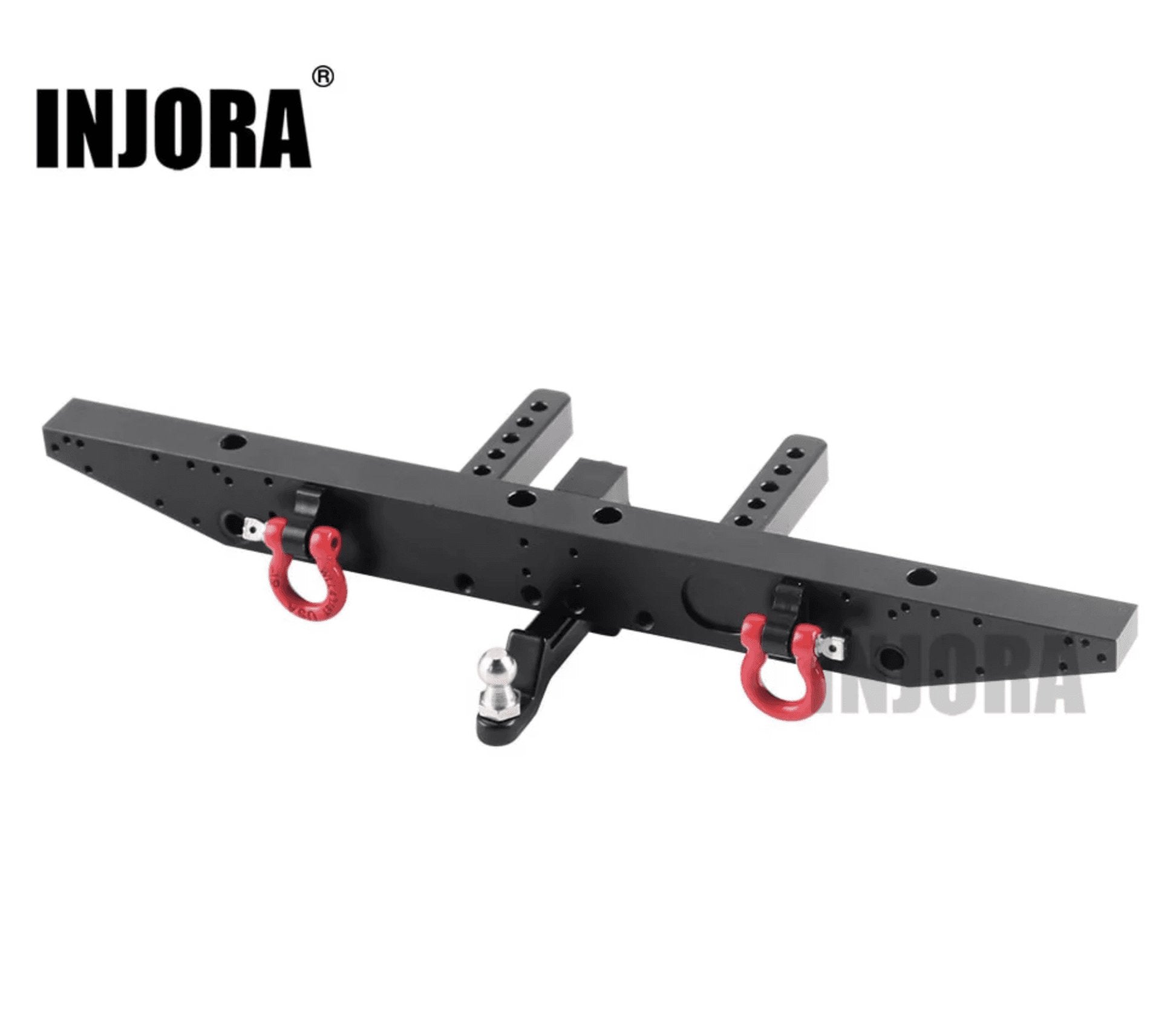 INJORA Pare-chocs arrière en métal avec anneaux en D pour Traxxas TRX-4 - Breizh Modélisme.