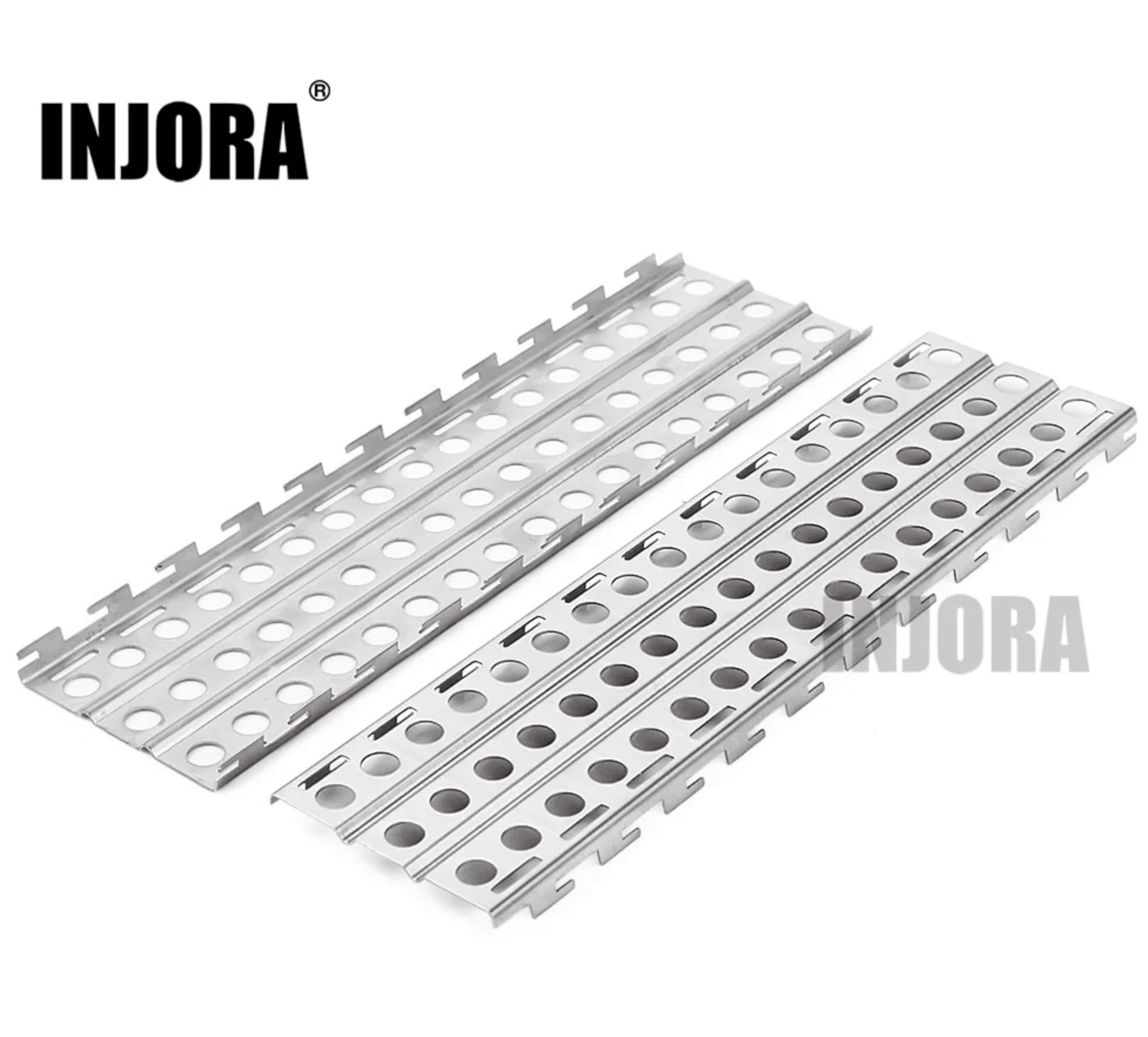 INJORA planches de récupération d'échelle de sable en métal 144x40mm pour crawler 1/10 (x2) - Breizh Modélisme.