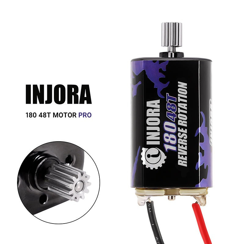 Moteur à charbon INJORA 180 48T avec pignon en acier pour HPI Venture 18 - INM20-48T - Breizh Modélisme.