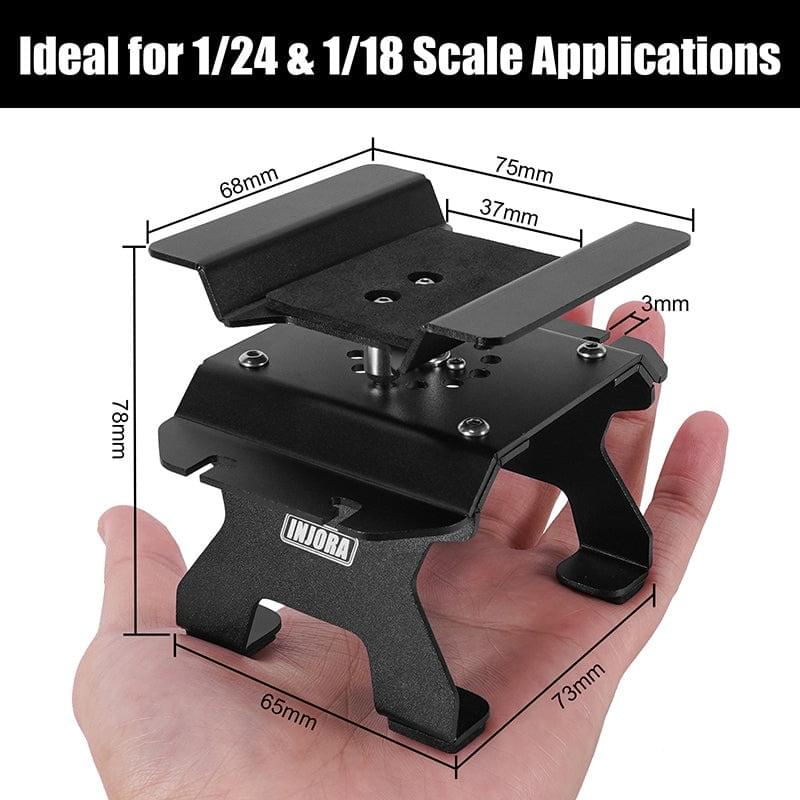 Support de voiture RC en aluminium INJORA pour voiture RC 1/24, 1/18 - TOOL-63 - Breizh Modélisme.