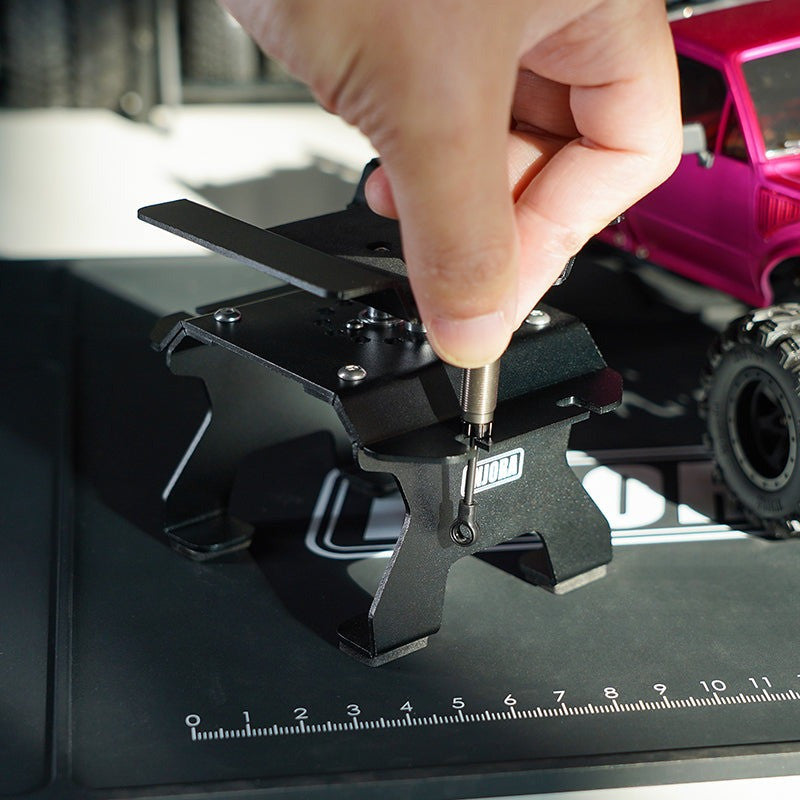 Support de voiture RC en aluminium INJORA pour voiture RC 1/24, 1/18 - TOOL-63 - Breizh Modélisme.