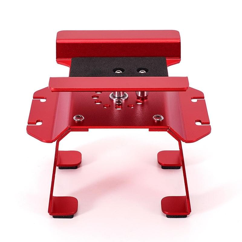 Support de voiture RC en aluminium rouge INJORA pour voiture RC 1/24, 1/18 - TOOL-63RD - Breizh Modélisme.