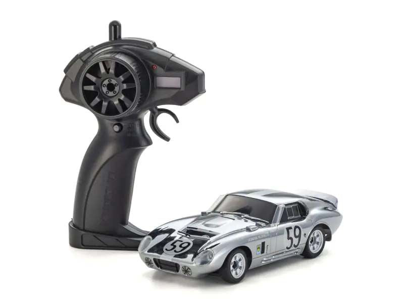 Kyosho First Mini-Z 1:28 Shelby Cobra Daytona Chrome - K.66611C