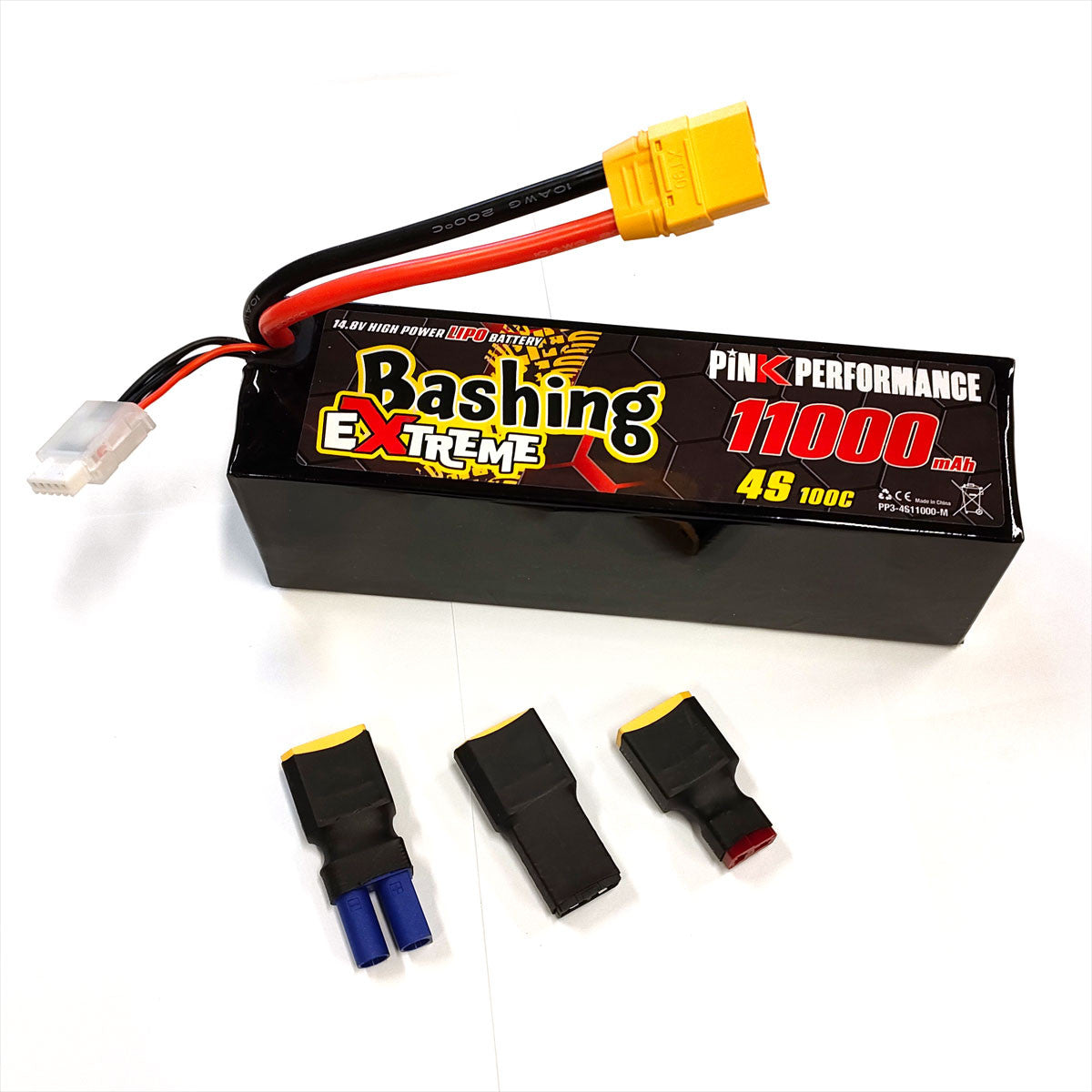Batterie lipo 4S Bashing 14,8V 11000mAh - PP3-4S11000-M - Breizh Modélisme.