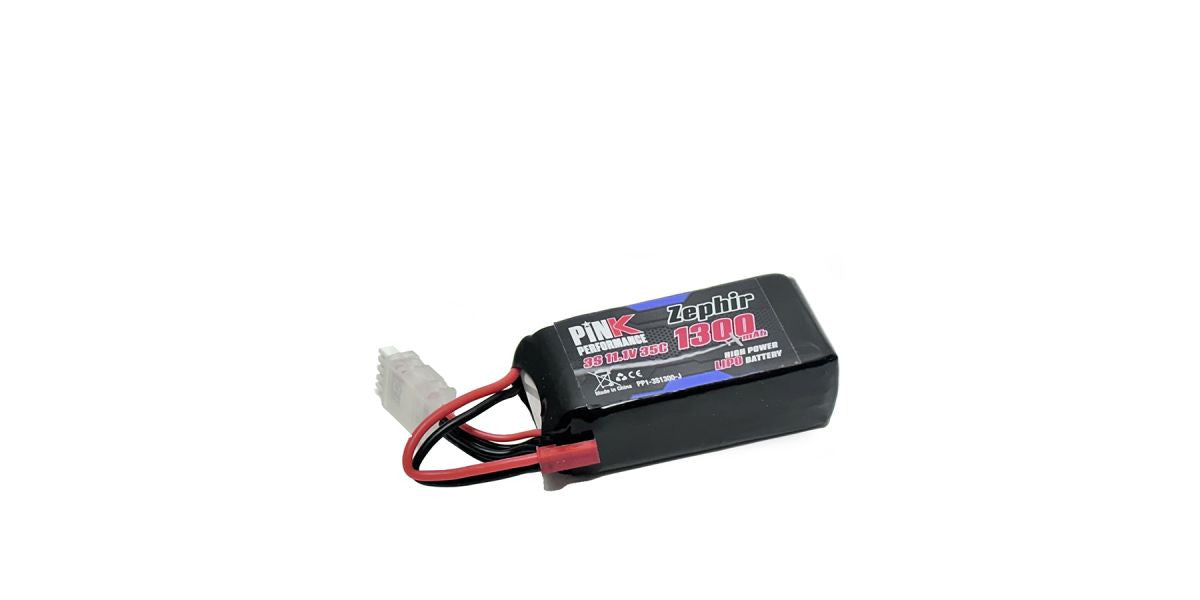 Batterie lipo Zephir 3S 11.1V 1300mAh 35C (JST) - PP1-3S1300-J - Breizh Modélisme.