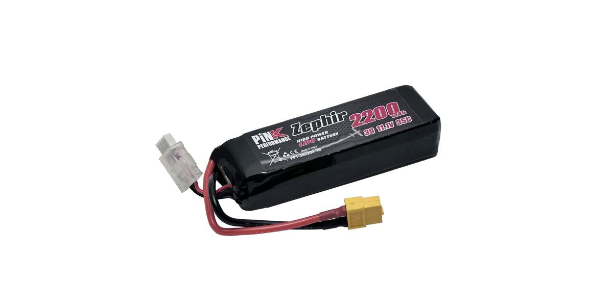 Batterie lipo Zephir 3S 11.1V 2200mAh 35C (XT60) - PP1-3S2200-X6 - Breizh Modélisme.