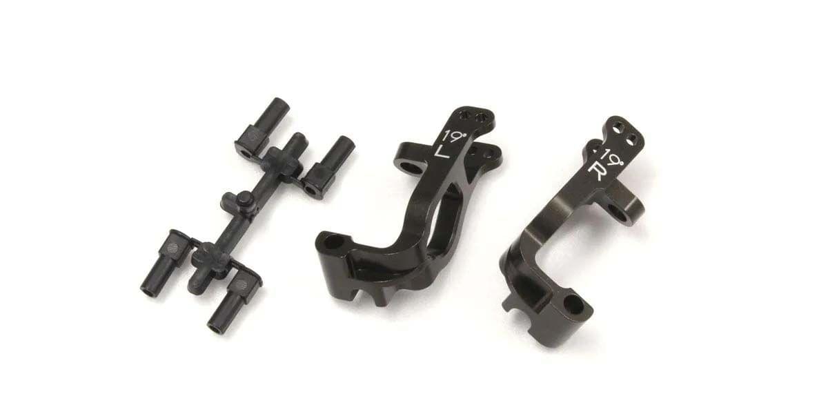 Étriers Avant Kyosho Inferno MP9-MP10 Aluminium - 19 Deg - K.IFW461C - Breizh Modélisme.