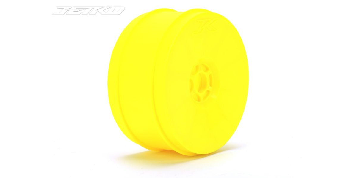 Jantes 1/8 Buggy Jaune Bulk (x1) - JK611001YHT - Breizh Modélisme.