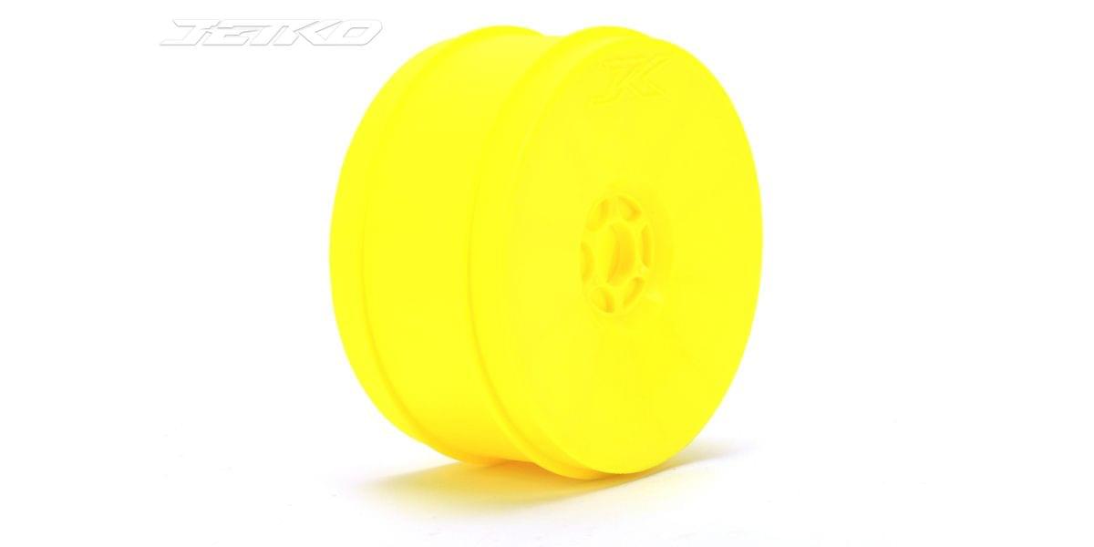 Jantes 1/8 Buggy Jaune Bulk (x1) - JK611001YHT - Breizh Modélisme.