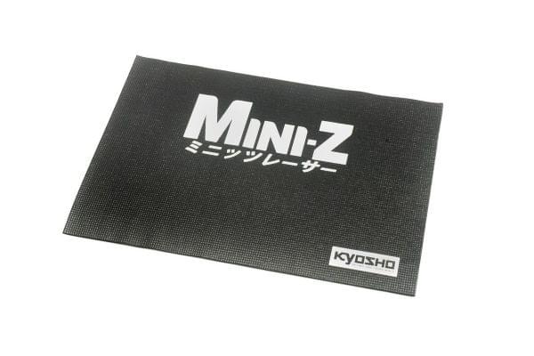 Kyosho Tapis de stand Kyosho Mini-Z - Noir (60x43cm) MZW122BK - Breizh Modélisme.