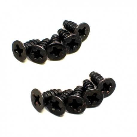 Kyosho Vis Tp M3x10 (10) Tête Fraisée S33010TPH - Breizh Modélisme.