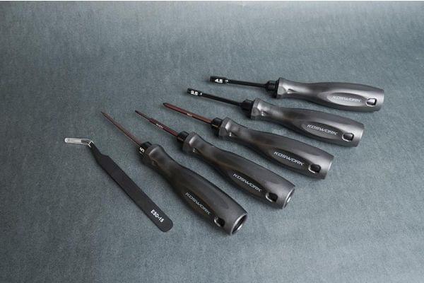 Outils Mini-Z Koswork (6pcs) 13213-MINI6 - Breizh Modélisme.