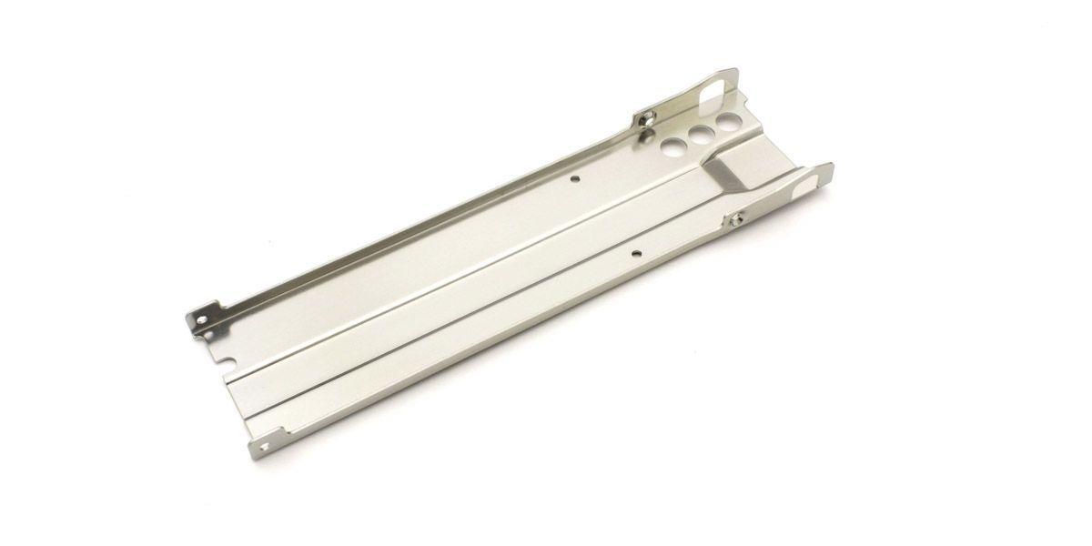 Plaque inférieur argent Kyosho Turbo Optima - K.OTW133SB - Breizh Modélisme.