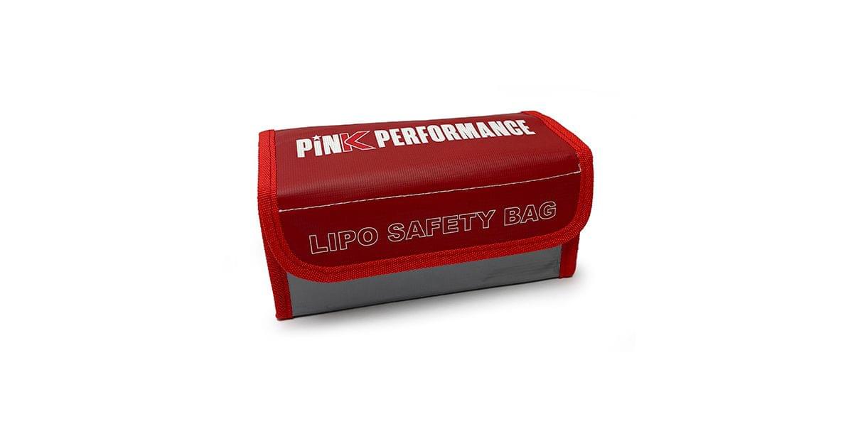 Sac de charge pour Batterie LiPo Pink Performance - taille M (185x75x65mm) - Breizh Modélisme.