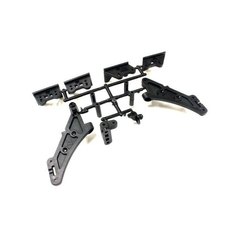 Alettone Kyosho Aileron Per Modellismo RC, Ricambio Crawler, Colore Bianco, K.OT252W